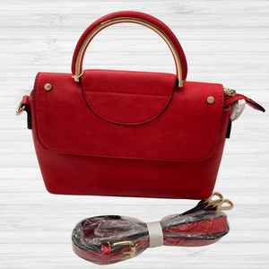 NWT Isabelle Lipstick Red Vegan Purse Crossbody Handbag or Clutch